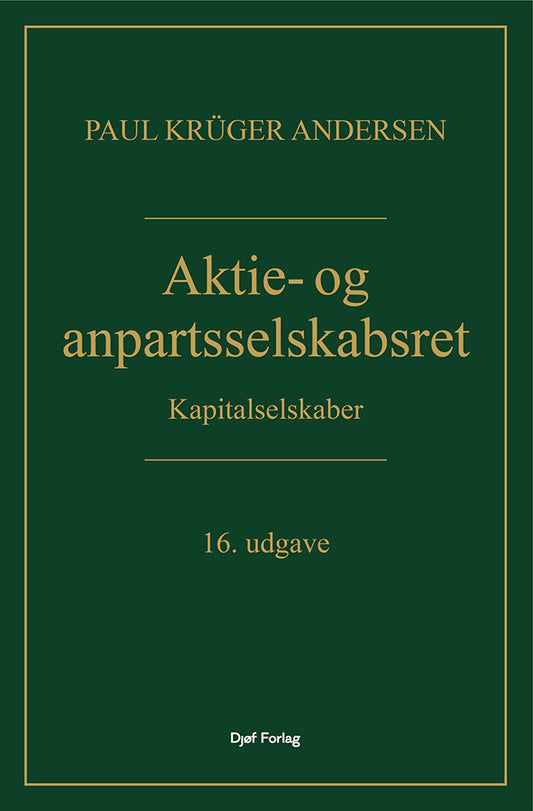 Aktie- og Anpartsselskabsret