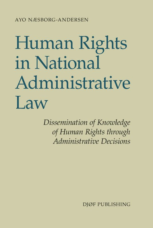 Human Rights in National Administrative Law