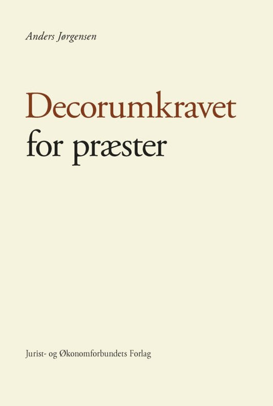 Decorumkravet for præster