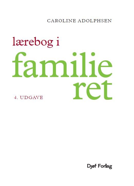 Lærebog i Familieret