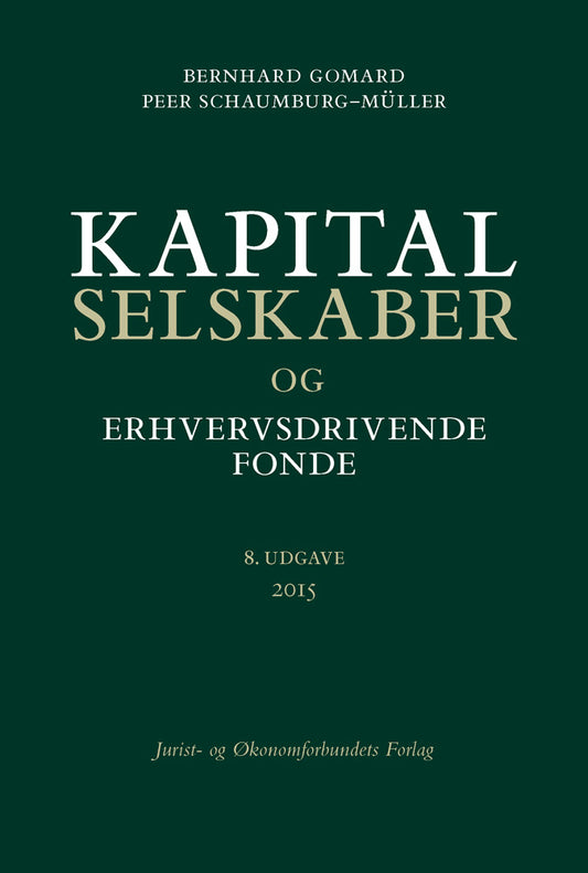 Kapitalselskaber og erhvervsdrivende fonde