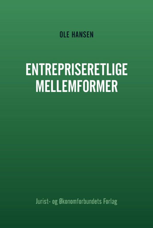 Entrepriseretlige mellemformer