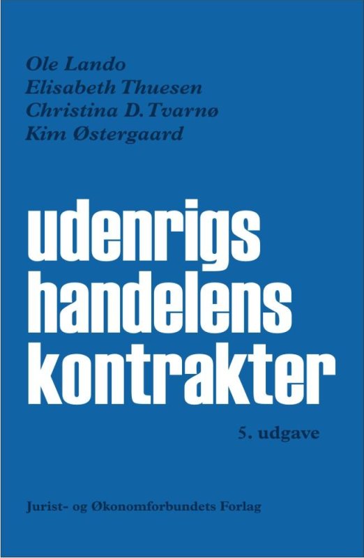 Udenrigshandelens kontrakter