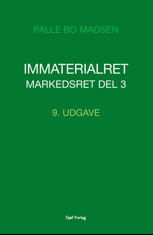 Immaterialret - Markedsret - Del 3