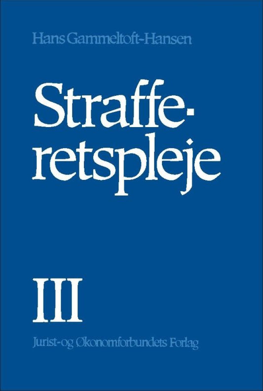 Strafferetspleje III