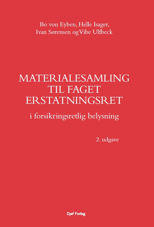 Materialesamling til faget erstatningsret