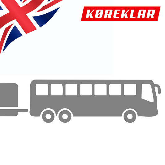 Theory tests DE Bus with Trailer