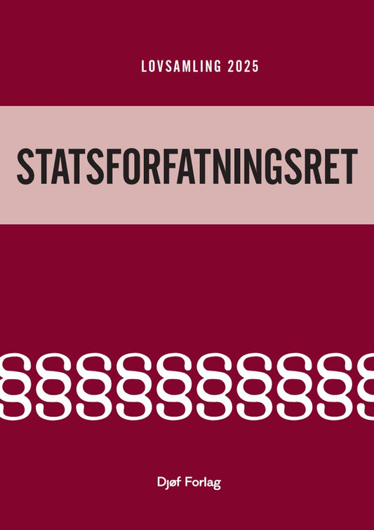Lovsamling - Statsforfatningsret