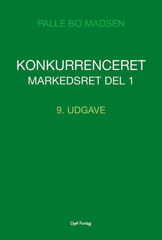 Konkurrenceret. Markedsret ǀ Del 1