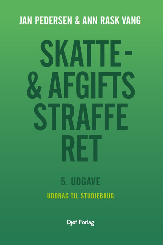 Uddrag af Skatte- og afgiftsstrafferet