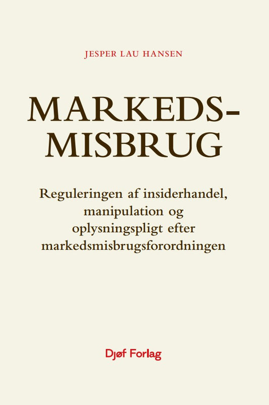 Markedsmisbrug