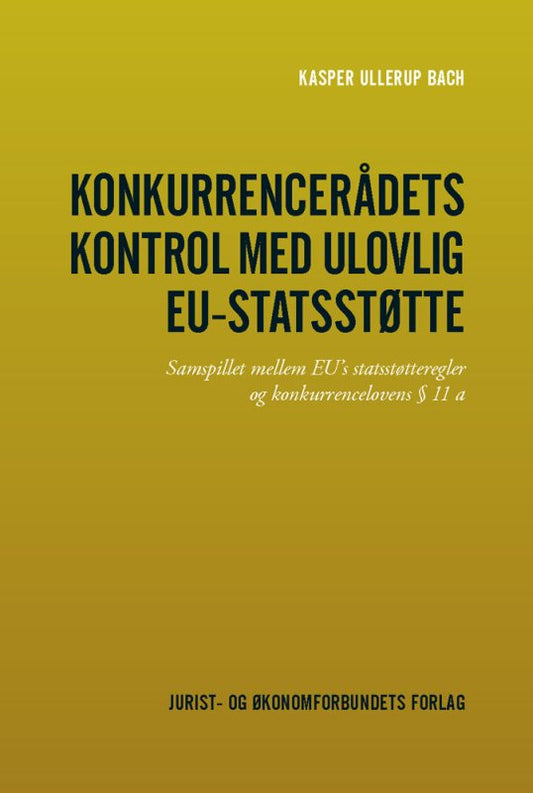 Konkurrencerådets kontrol med ulovlig EU-statsstøtte