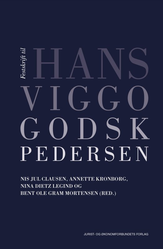 Festskrift til Hans Viggo Godsk Pedersen